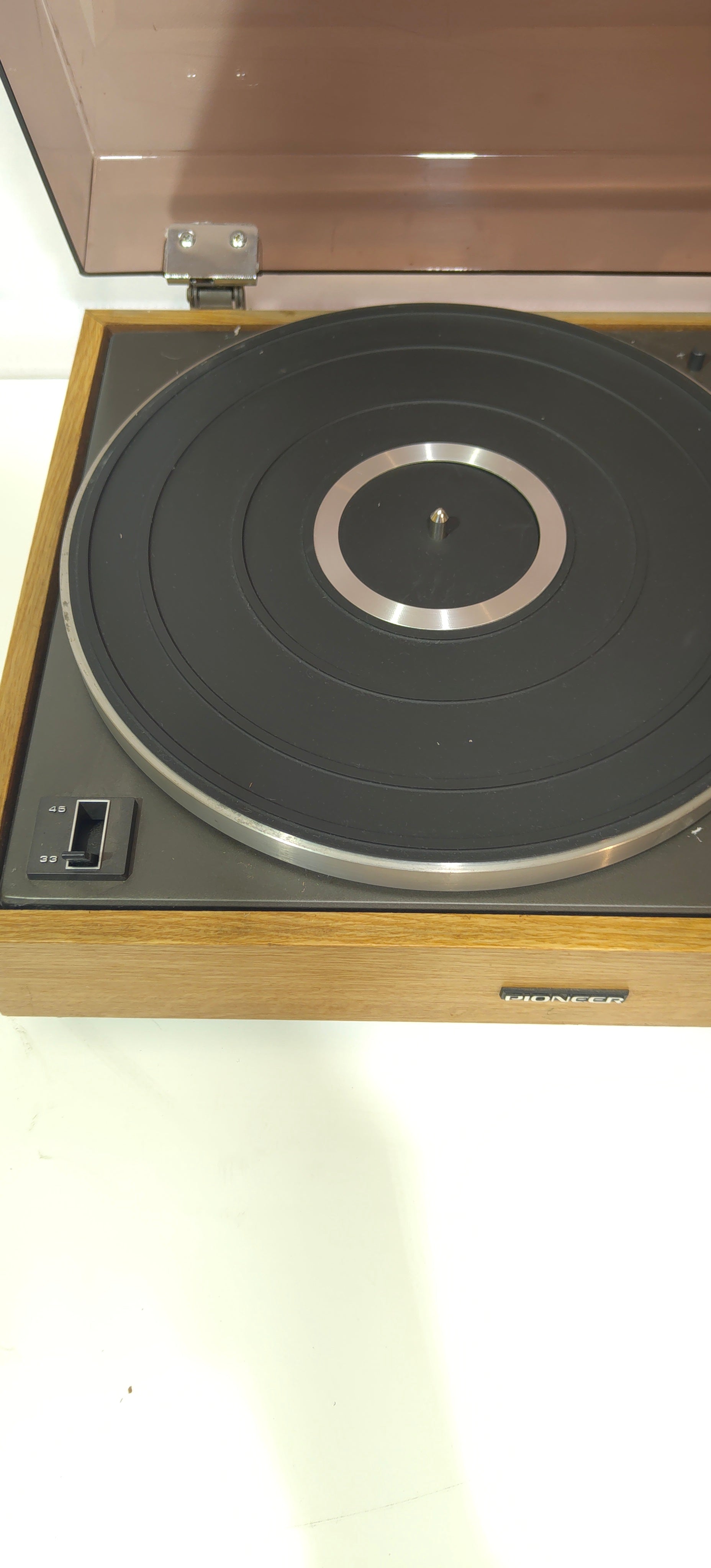 Pioneer PL-12D-II – vintage vinilinių plokštelių grotuvas