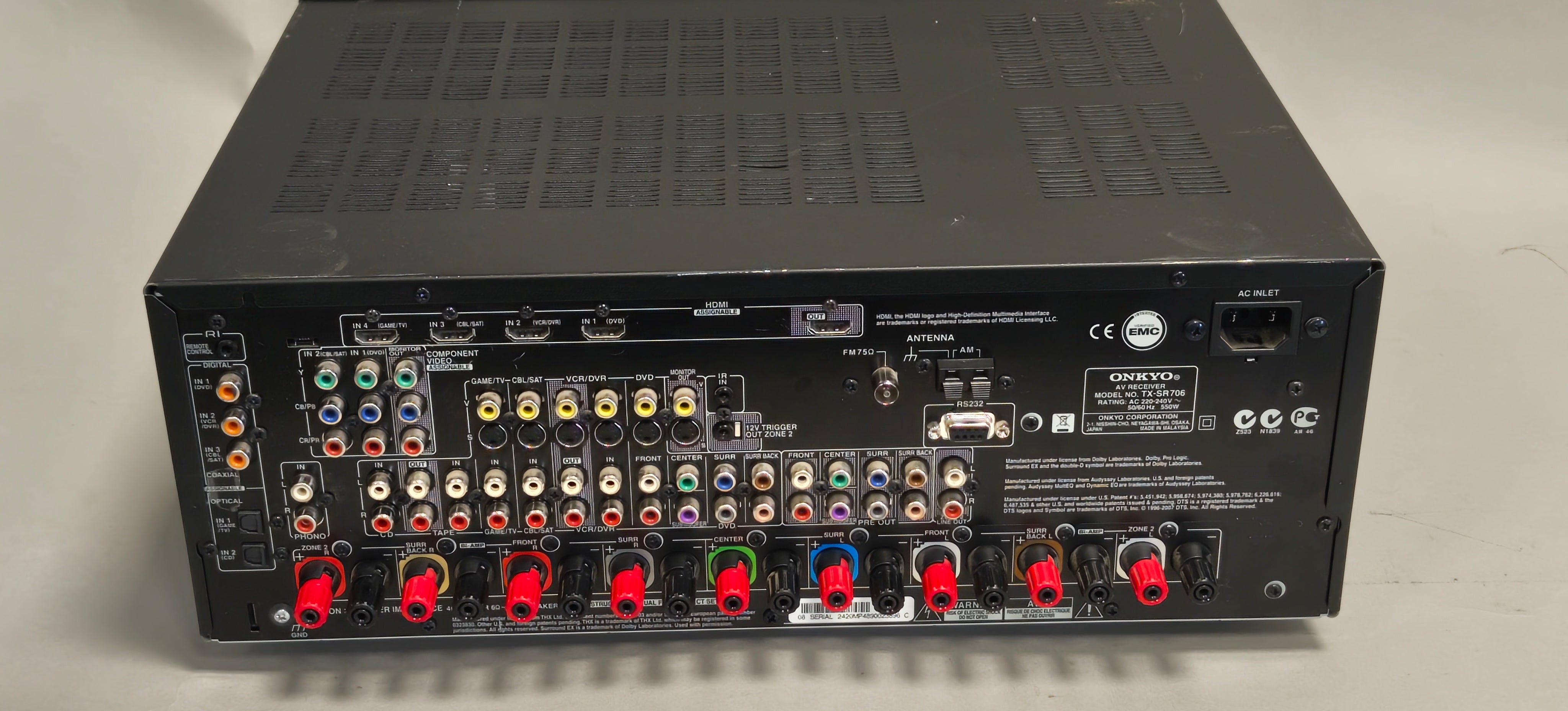 Onkyo TX-SR705 – 7.1 Channel THX AV Receiver
