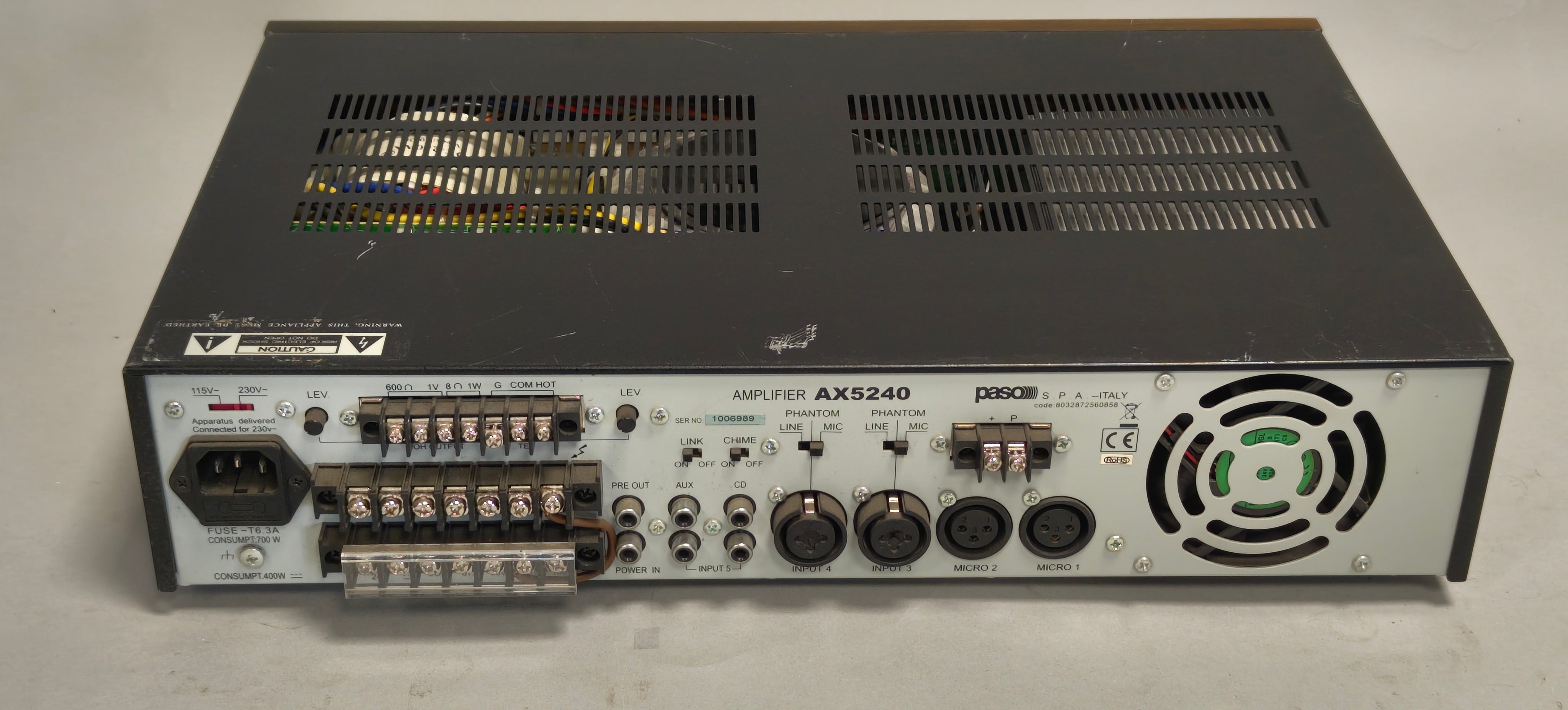 Paso AX5000 Integrated Amplifier