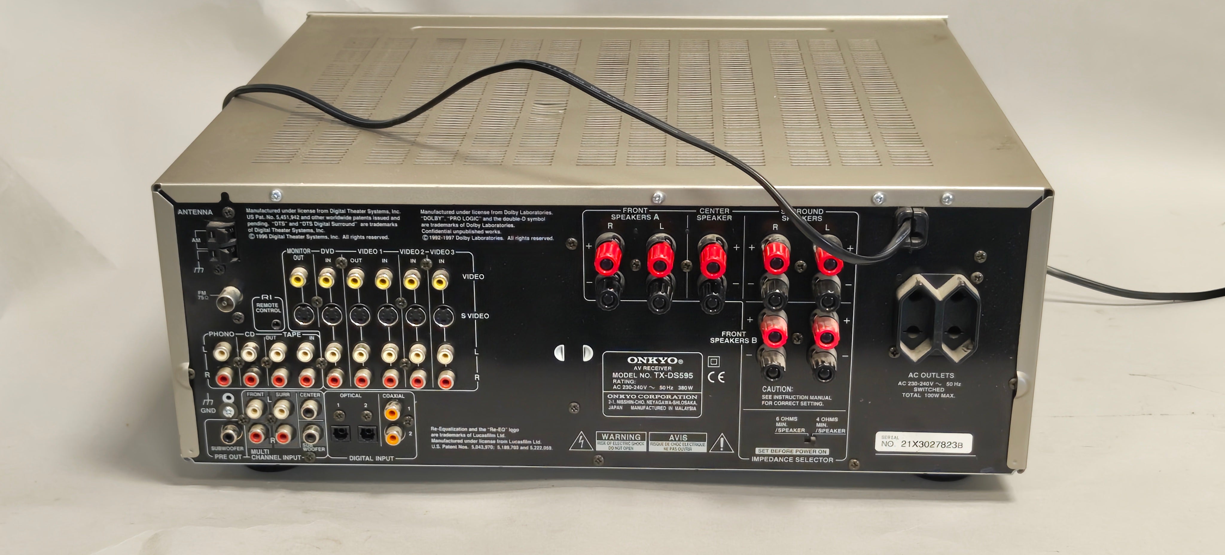 Onkyo TX-DS595 – 5.1 Channel AV Receiver