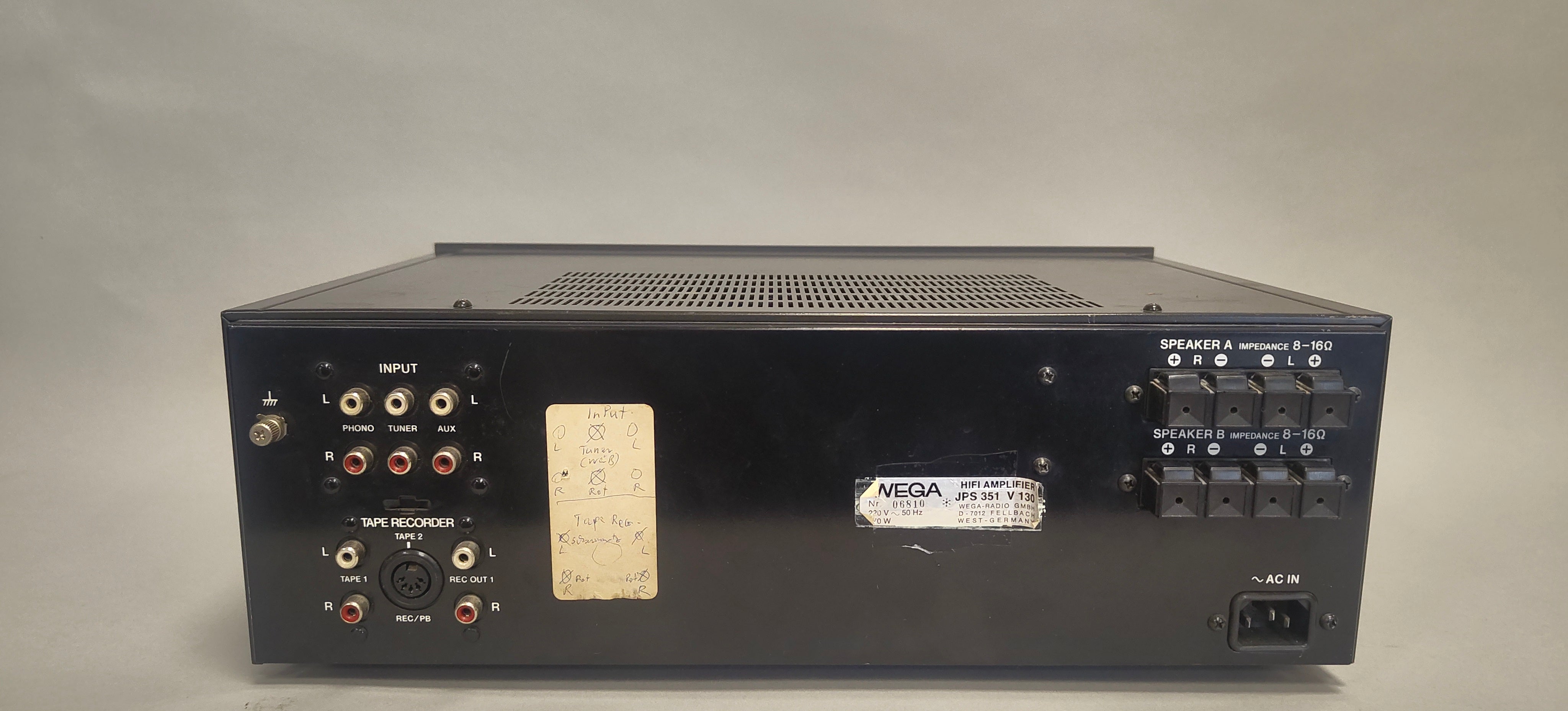 WEGA JPS 351 V-130