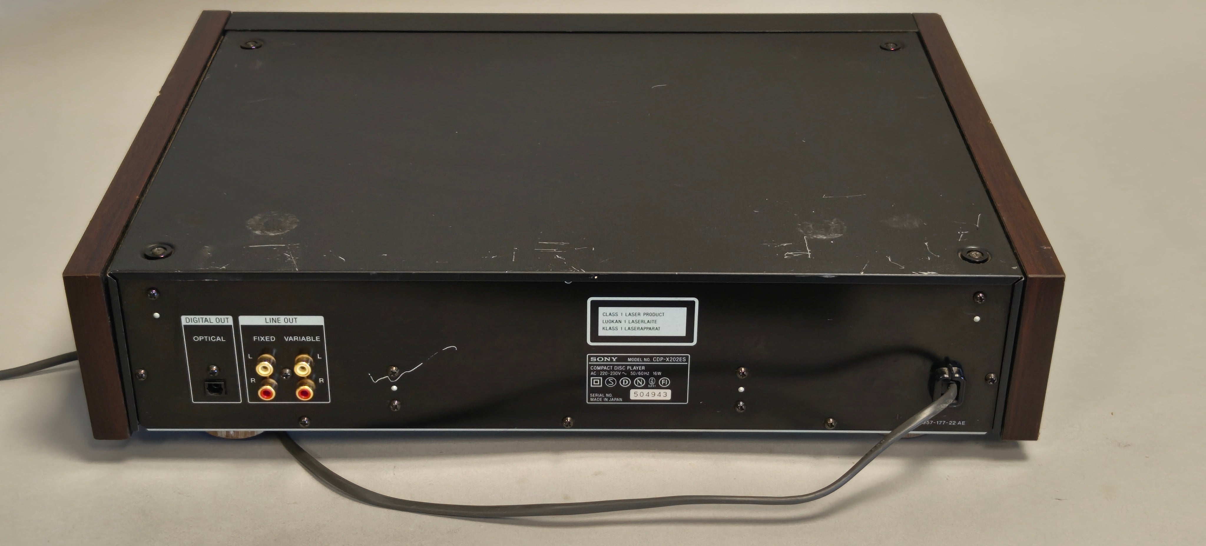 Sony CDP-X202ES CD Player