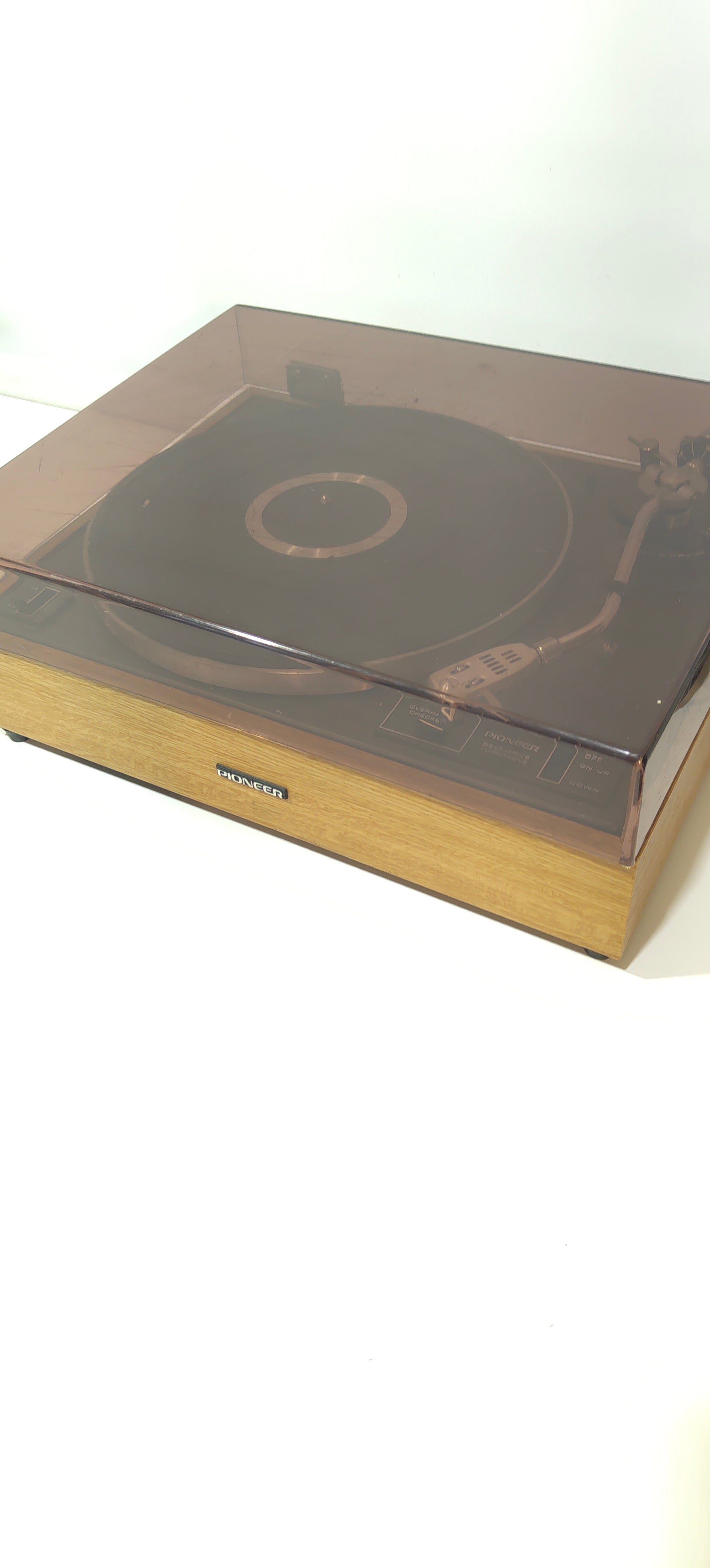 Pioneer PL-12D-II – vintage vinilinių plokštelių grotuvas