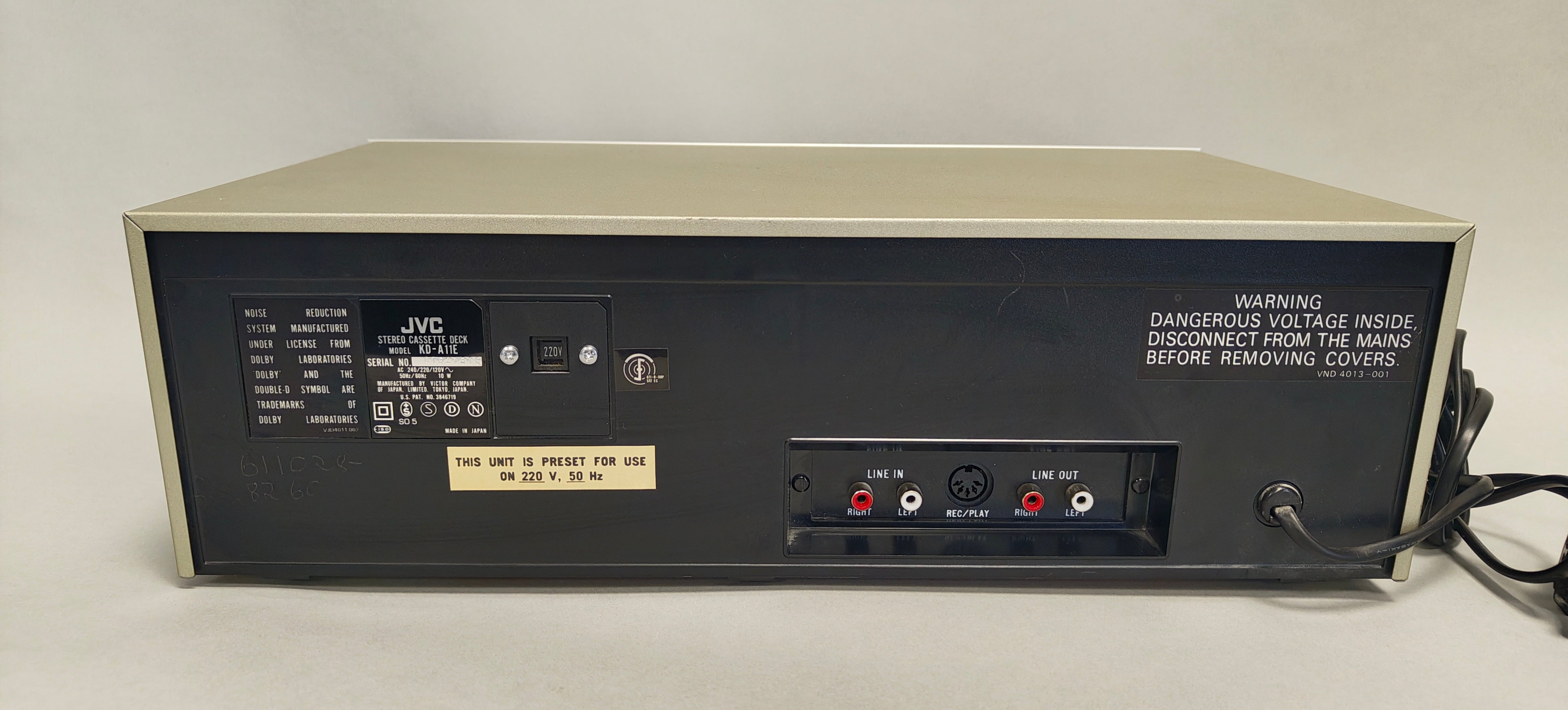 JVC KD-A11 Cassette Deck