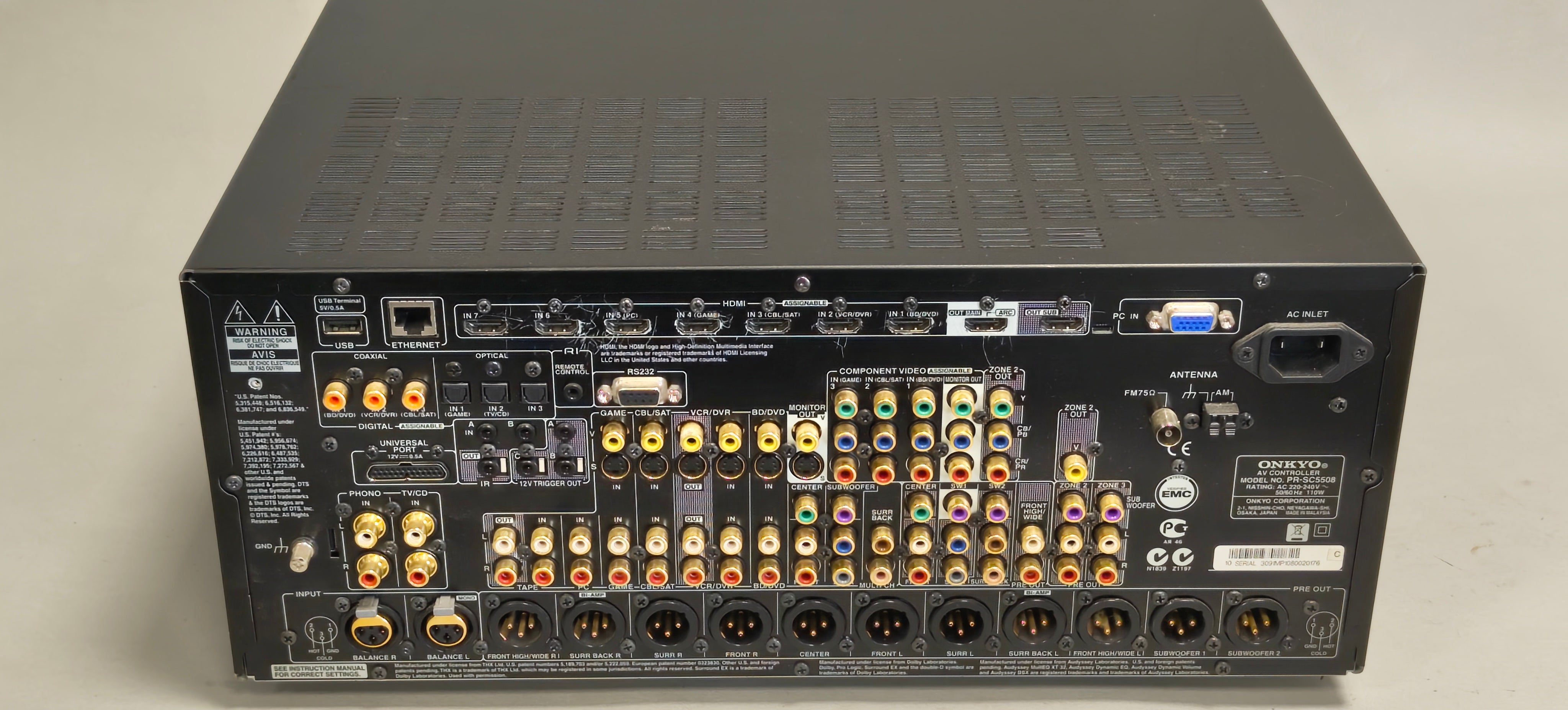 Onkyo PR-SC5508 AV Controller / Preamplifier