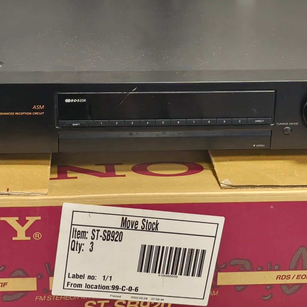 Sony ST-SB920 FM/AM Stereo Tuner
