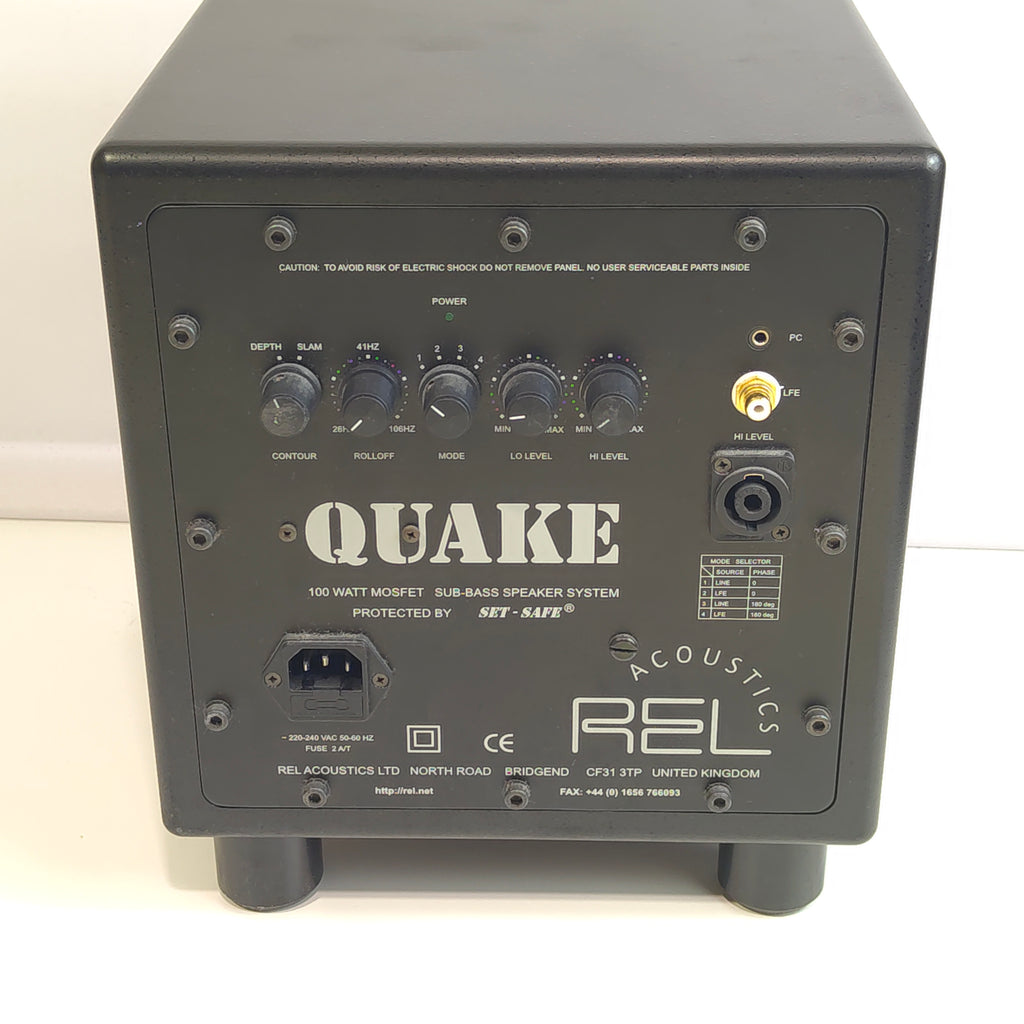 REL Acoustics Quake aktyvus žemų dažnių garsiakalbis (subwoofer)