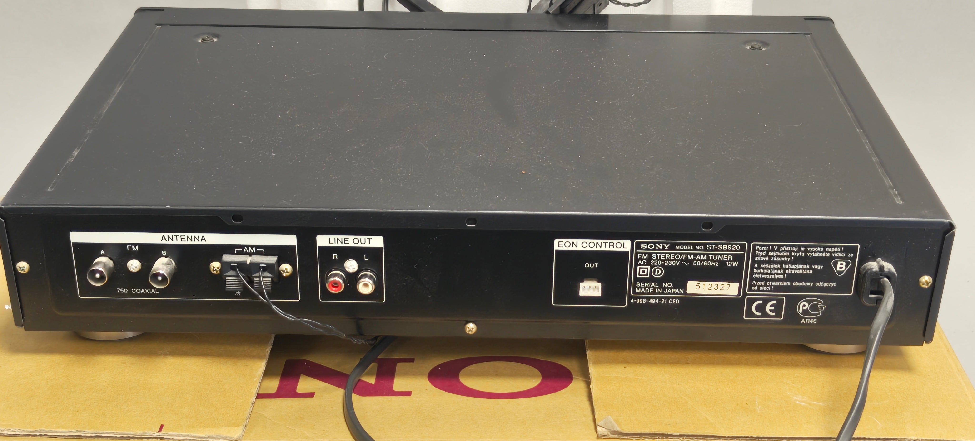 Sony ST-SB920 FM/AM Stereo Tuner