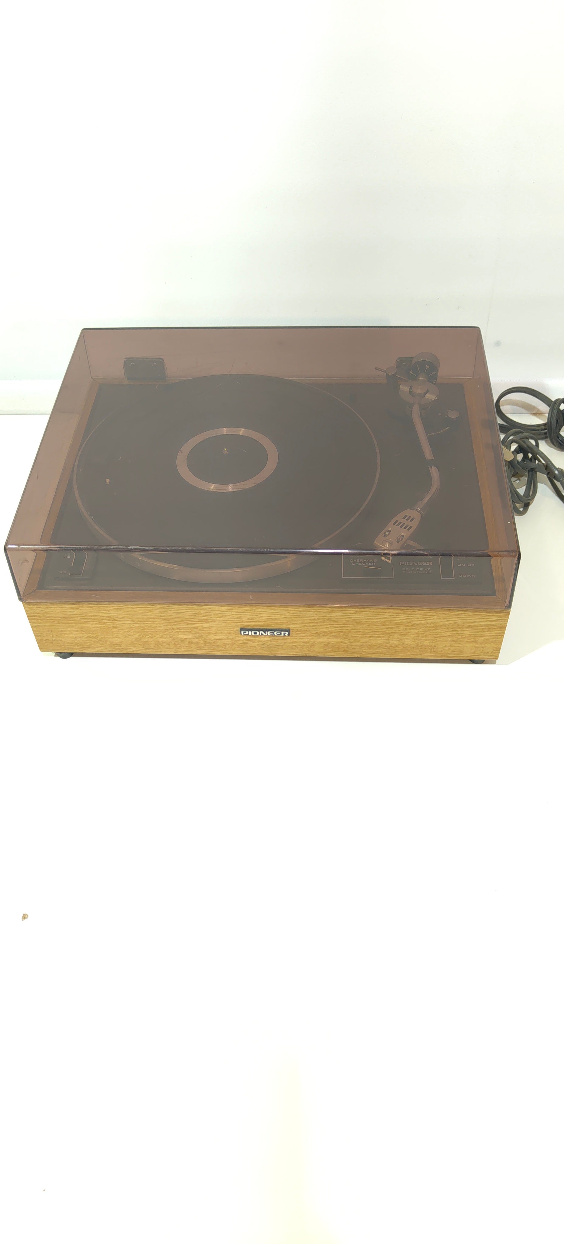 Pioneer PL-12D-II – vintage vinilinių plokštelių grotuvas