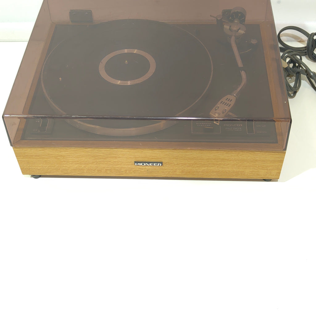 Pioneer PL-12D-II – vintage vinilinių plokštelių grotuvas