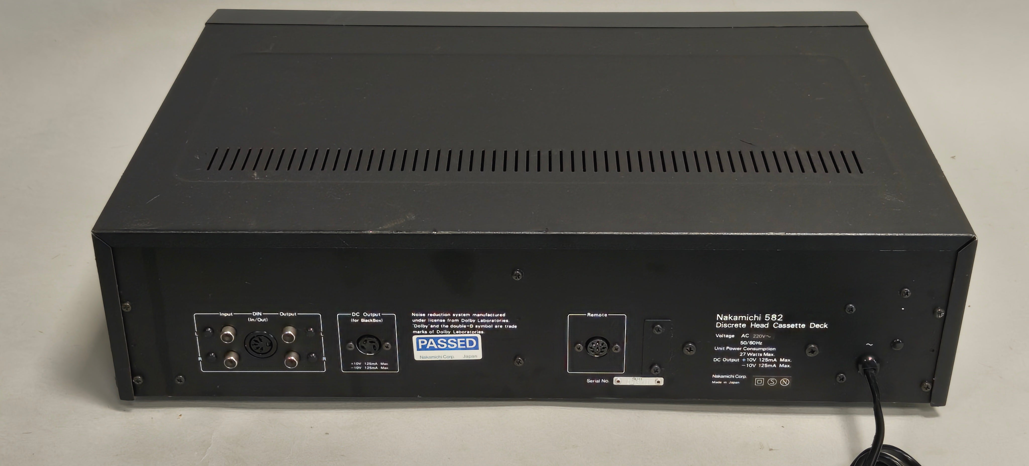 Nakamichi 582 Discrete Head Cassette Deck